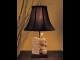 Aktuell im Angebot: Tischlampe TERRA-COTTA-KRIEGER mit dunklem Lampenschirm, ArtNr. 9007